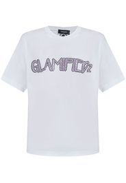 DSQUARED2 rhinestone-embellished T-shirt - Weiß