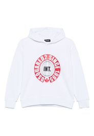 DSQUARED2 KIDS Hoodie mit Logo-Applikation - Weiß