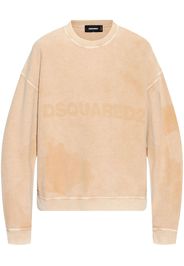 DSQUARED2 logo-print sweatshirt - Nude