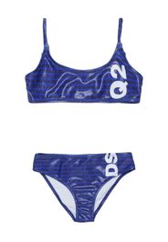 DSQUARED2 KIDS Bikini mit Print - Blau