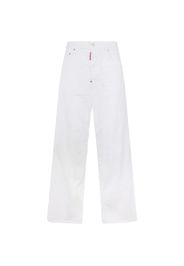 DSQUARED2 garment dyed baggy jeans - Weiß