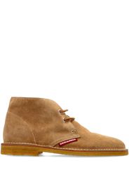 DSQUARED2 lace-up calf suede loafers - Braun