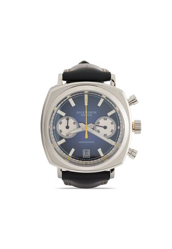 Duckworth Prestex Chronograph Sunburst 42mm - Silber