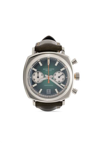 Duckworth Prestex Chronograph Sunburst 42mm - Silber