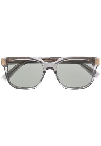 Dunhill Sonnenbrille mit transparentem Gestell - Grau