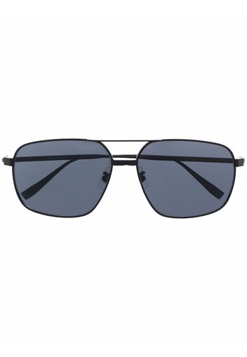 Dunhill Sonnenbrille mit eckigem Gestell - Schwarz