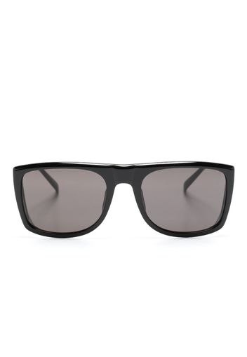 Dunhill side-flap square-frame sunglasses - Schwarz