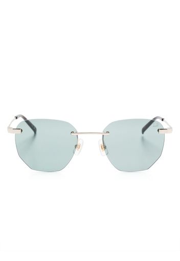 Dunhill geometric-frame sunglasses - Gold