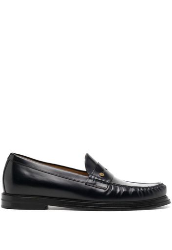 Dunhill penny-slot leather loafers - Schwarz