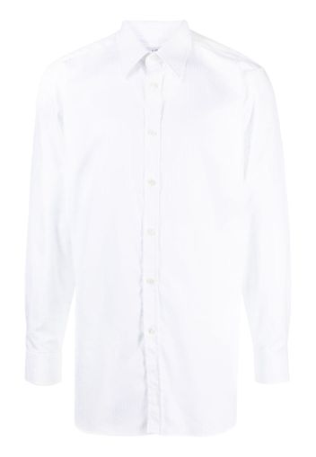 Dunhill long-sleeves cotton shirt - Weiß