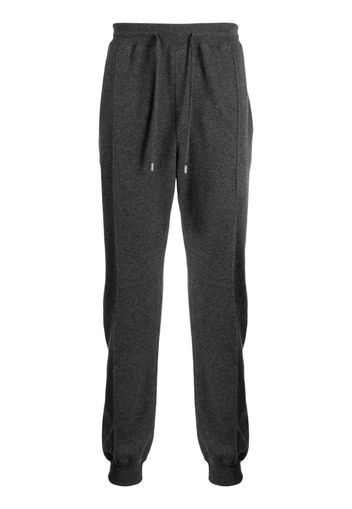 Dunhill drawstring cashmere blend track pants - Grau