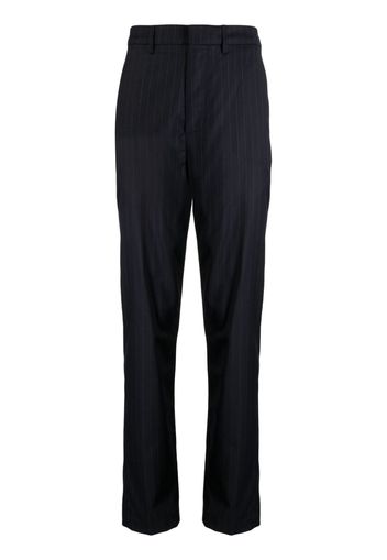 Dunhill pinstripe tapered-leg trousers - Schwarz