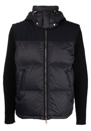 Dunhill zip-up padded coat - Schwarz