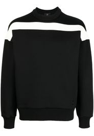 Dunhill striped long-sleeved jumper - Schwarz