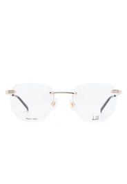 Dunhill Rahmenlose Brille mit schmalen Bügeln - Gold