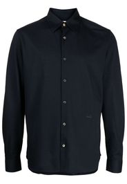 Dunhill long-sleeved cotton shirt - Blau