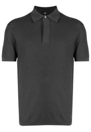 Dunhill Poloshirt in Mesh-Optik - Grau