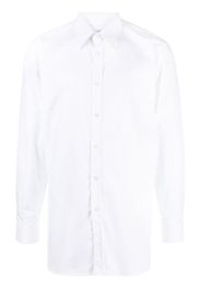 Dunhill long-sleeves cotton shirt - Weiß