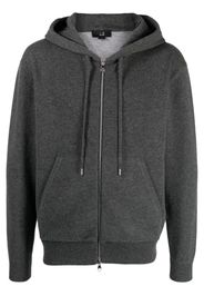 Dunhill long-sleeves zip-up hoodie - Grau