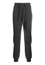 Dunhill drawstring cashmere blend track pants - Grau