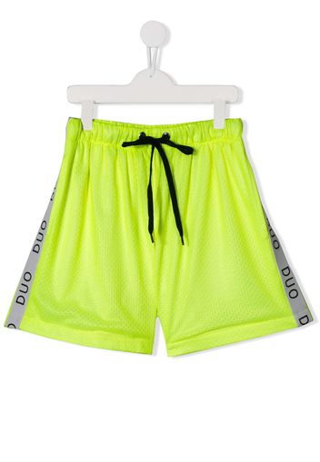 DUOltd TEEN 'Duo' Joggingshorts mit Streifen - Gelb