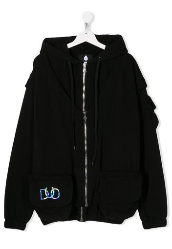 DUOltd 'Drippy' Bomberjacke - Schwarz