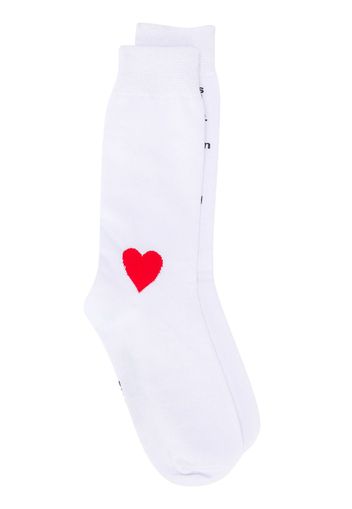 DUOltd graphic-print ankle socks - Weiß