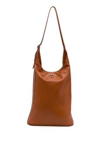 Durazzi Milano Cavalry leather tote bag - Braun