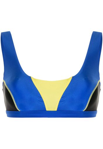 Duskii Kate colour-block sports bra - Schwarz