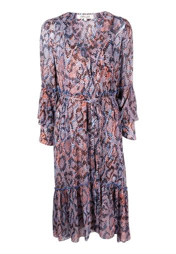 DVF Diane von Furstenberg Wickelkleid mit Print - Mehrfarbig