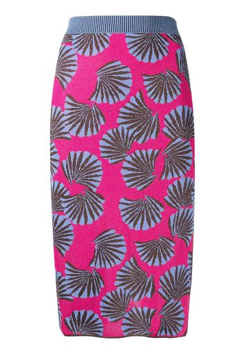 DVF Diane von Furstenberg Hazel jacquard knitted skirt - Rosa