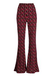 DVF Diane von Furstenberg Hose mit geometrischem Muster - Rot