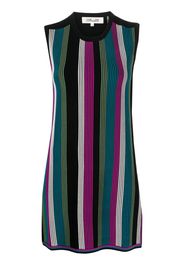 DVF Diane von Furstenberg Meta striped minidress - Schwarz