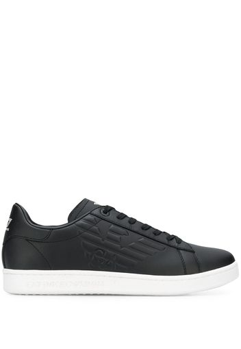 Ea7 Emporio Armani Sneakers mit Logo - Schwarz