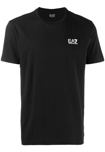Ea7 Emporio Armani T-Shirt mit Logo - Schwarz