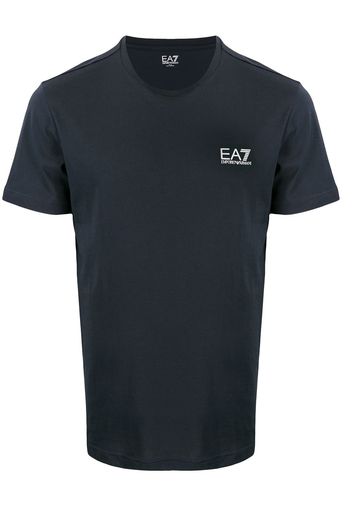 Ea7 Emporio Armani T-Shirt mit Logo-Print - Blau