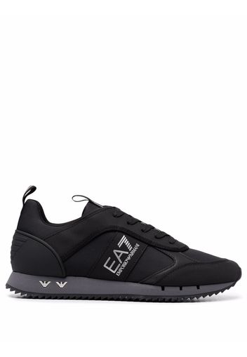 Ea7 Emporio Armani logo-print low-top sneakers - Schwarz