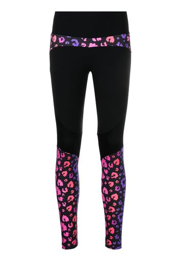 Ea7 Emporio Armani leopard-print leggings - Schwarz