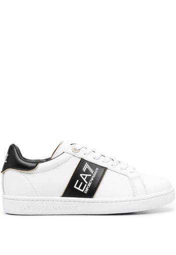 Ea7 Emporio Armani Sneakers mit Logo-Print - Weiß