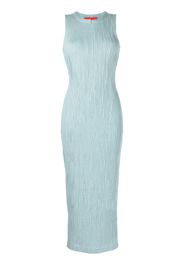 Eckhaus Latta Sliced midi dress - Blau