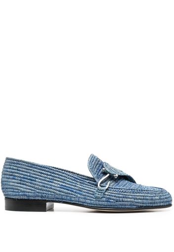 Edhen Milano Agadir straw loafers - Blau