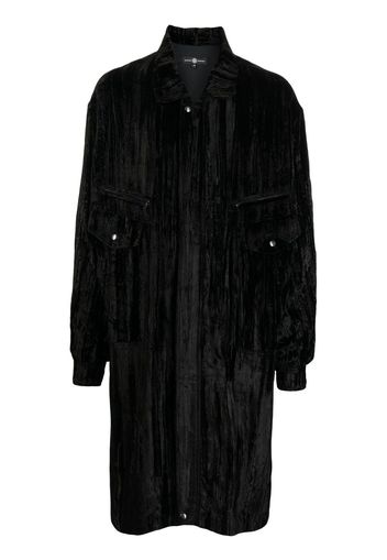 Edward Crutchley button-up mid-length coat - Schwarz