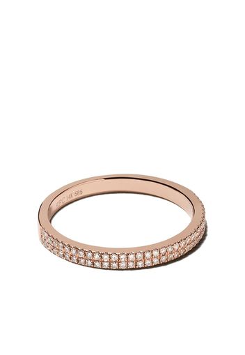 Ef Collection 14kt Rotgoldring mit Diamanten - 14k Rose Gold ()