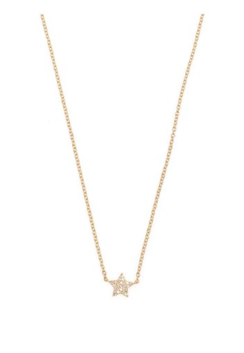 Ef Collection 14kt yellow gold Star diamond necklace