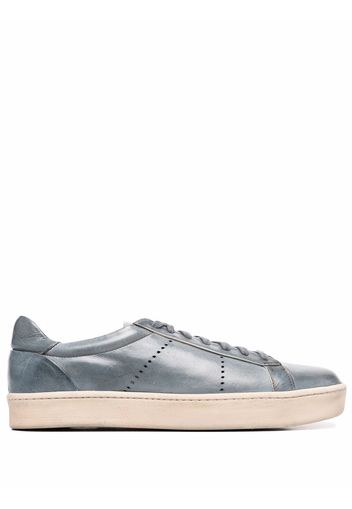 Eleventy low-top leather sneakers - Blau