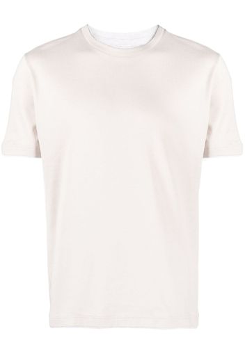 Eleventy T-Shirt mit Rundhalsausschnitt - Nude