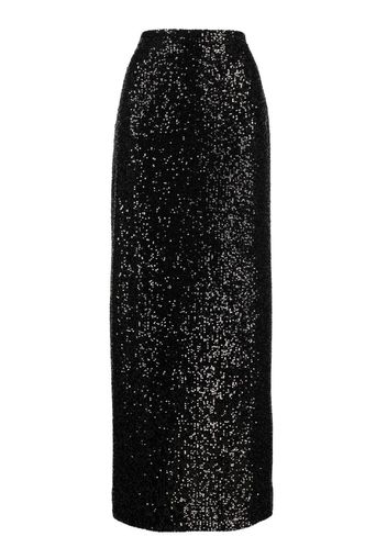 Elie Saab sequin-embellished maxi skirt - Schwarz