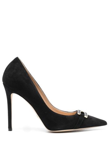 Elisabetta Franchi Franchi 100mm suede pumps - Schwarz