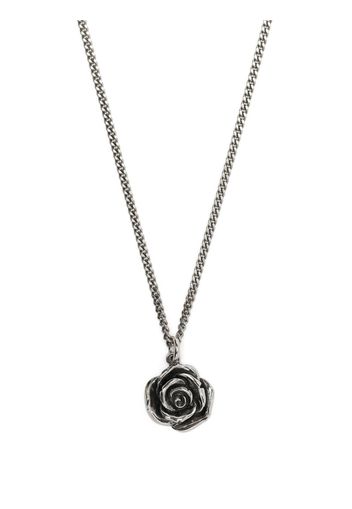 Emanuele Bicocchi floral-pendant sterling-silver necklace - Silber