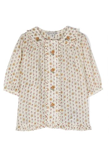 Emile Et Ida Bluse mit Blumen-Print - Nude